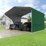 VersaTube 2-Sided 24x20x12 Classic Steel Carport Kit (CM324200120-NS0009) - Image 3