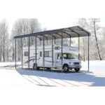 Arrow 14x33x14 DIY RV Carport Kit - Eggshell (CPH143314) - Image 4