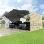 VersaTube 2-Sided 24x20x10 Classic Steel Carport Kit (CM324200100-NS0009) - Image 5