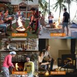 BsBsBest Fire Poker for Fire Pit, 46 Inch Extra Long Portable Campfire Poker for Fireplace, Camping, Wood Stove, Outdoor and Indoor Use, Rust Resistant Stainless Steel Black Finish - Image 2