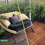 Solid Wood Interlocking Flooring Tiles (Pack of 10, 12" x 12"), Solid Wood Deck Tiles Interlocking, Patio Tiles Outdoor Interlocking Waterproof All Weather (12, 9 Slat) - Image 4