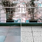 SUNWINGS 4PCS Natural Stone Interlocking Deck Tiles 12"x12" Pebble Waterproof Patio Deck, Outdoor Indoor Floor Decking Tiles for Porch Poolside Balcony Backyard, White - Image 5