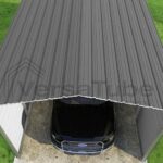 Versatube 3-Sided 12x20x10 Classic Steel Carport Kit (C3E012200100) - Image 6