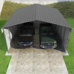 VersaTube 3-Sided 20x20x10 Classic Steel Carport Kit (C3E020200100) - Image 4
