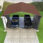 VersaTube 2-Sided 24x20x12 Classic Steel Carport Kit (CM324200120-NS0009) - Image 7