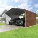 VersaTube 2-Sided 20x20x10 Classic Steel Carport Kit (CM020200100-NS0009) - Image 5