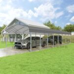 VersaTube 14x38x7 Steel Trusses & Panels Carport Kit (CM014380070) - Image 3
