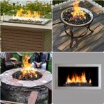 Onlyfire 10 pounds Fire Glass for Propane Fire Pit and Gas Fireplace, 1/2 Inch Reflective Firepit Glass Rocks for Fire Pit Table and Fire Bowl, High Luster Onyx Black - Image 4