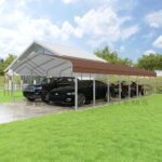 VersaTube 18x38x7 Steel Trusses & Panels Carport Kit (CM018380070) - Image 4