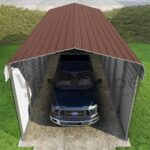 Versatube 3-Sided 12x29x10 Classic Steel Carport Kit (C3E012290100) - Image 6