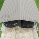 VersaTube 18x29x7 Steel Trusses & Panels Carport Kit (CM018290070) - Image 7