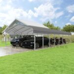 VersaTube 18x38x7 Steel Trusses & Panels Carport Kit (CM018380070) - Image 3