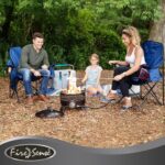 Fire Sense 62133 Sporty Campfire Portable Fire Pit LPG Gas 60,000 BTU Outdoor Firepit Includes Propane Stand Included - Dark Bronze - Round - 15" - Image 5
