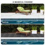 Interlocking Deck Tiles, 12 PCS 12"" x 12"" Patio Tiles Waterproof Plastic Outdoor Flooring Covering All Weather for Walkway Front Porch Poolside Balcony Backyard （Grey) - Image 5