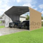 VersaTube 2-Sided 24x20x12 Classic Steel Carport Kit (CM324200120-NS0009) - Image 6