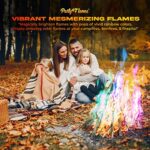 Magic Campfire Fire Color Changing Packets for Fire Pit (10 Pack) Outdoor Fireplaces & Bonfires, Rainbow Colored Flames - Perfect Camping Essential & Accessories - Must Have for Kids & Adults - Image 5