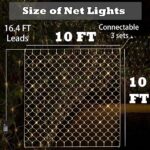 Eueasy LED Lights Outdoor Fairy Lights Chandelier - 270L Gazebo Net Lights with 8 Lighting Modes, 10×10 FT Chandelier for Pergolas，Wedding, Bush, Christmas - Image 3