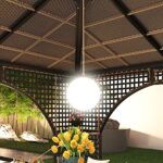 MARURY New Chinese Style Pavilion, Modern Pavilion, Hardtop Gazebo, Outdoor Pavilion Courtyard Outdoor Sunshade Garden Villa Leisure Canopy for Backyard, Patio, Garden - Image 5