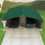 Versatube 3-Sided 24x20x7 Classic Steel Carport Kit (C3E324200070) - Image 3