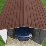 VersaTube 2-Sided 12x29x10 Classic Steel Carport Kit (CM012290100-NS0009) - Image 3