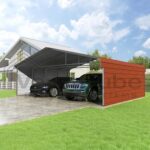 VersaTube 2-Sided 24x20x7 Classic Steel Carport Kit (CM324200070-NS0009) - Image 4