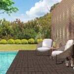 Domi Plastic Interlocking Deck Tiles, 27 Pieces One Pack, 12"x12" Waterproof Outdoor Flooring All Weather Use Decking Tiles for Shed Floor Porch Poolside Garden Backyard, Dark Brown - Image 6