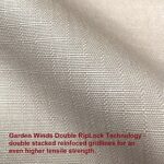 Garden Winds Replacement Canopy Top Cover for The Curved Leg Dome Grill Gazebo - RipLock 350 - Image 3