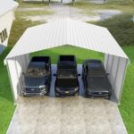 VersaTube 2-Sided 24x20x12 Classic Steel Carport Kit (CM324200120-NS0009) - Image 2
