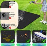 UBeesize Large 65 x 48 inches Under Grill Mat for Outdoor Grill,Double-Sided Fireproof Grill Pad for Fire Pit,Indoor Fireplace Mat Fire Pit Mat,Oil-Proof Waterproof BBQ Protector for Decks and Patios - Image 4