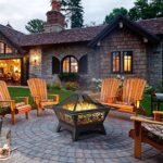 Yaheetech Fire Pit 32in Fire Pits for Outside Outdoor Fireplace Large Square Wood Burning Fire Pit Heavy Duty for Patio BBQ Camping Bonfire with Spark Screen, Mesh Cover, Poker - Image 3