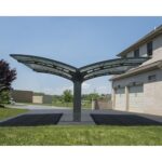 Canopia Arizona Wave Aluminum & Steel Double Carport - Wing Style (HG9101) - Image 7