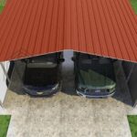 VersaTube 2-Sided 20x20x10 Classic Steel Carport Kit (CM020200100-NS0009) - Image 3
