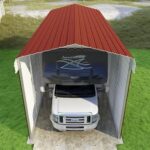 VersaTube 2-Sided 12x29x12 Classic Steel Carport Kit (CM012290120-NS0009)