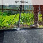 MAXWAVE 18 Pack 12" x 12" Modular Interlocking Floor Mats, Soft PVC Non-Slip Drainage Tiles, Splicing Rubber Cushion Flooring for Deck, Shower, Pool, Basement, Shed, Indoor and Outdoor Use - Image 5