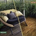 Interlocking Deck Tile (Pack of 10, 12"x12") Acacia Hardwood Deck Tile, Interlocking Patio Tile in Solid Acacia Wooden Oiled Finish Waterproof all Weather Perfect for Indoor Outdoor(Golden Teak Color) - Image 7