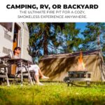 Outland Living Portable Propane Fire Pit, 19-inch, 58,000 BTU Smokeless Gas Firebowl | Perfect for Camping, Patio, Backyard, Tailgating, Deck, RV| Black 823 Standard - Image 2