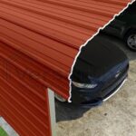 Versatube 3-Sided 24x20x7 Classic Steel Carport Kit (C3E324200070) - Image 5