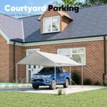 Quictent 10x15 ft Heavy Duty Car Canopy Galvanized Frame Carport Outdoor Party Tent Boat Shelter with 3 Reinforced Steel Cables - White - Image 8