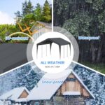 10x20 FT Heavy Duty Carport, Outdoor Portable Car Canopy Garage, Galvanized Steel Frame, UV-Resistant Waterproof PE Tarp Shelter for Vehicles, Boats, RVs, Driveway Carport, Gray - Image 6