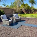 48 Pack Plastic Interlocking Deck Tiles, 10"x10" Patio Flooring Waterproof Outdoor Indoor Flooring Deck Tiles All Weather Use, Patio Floor Decking Tiles for Porch Poolside Balcony Backyard, Dark Grey - Image 3