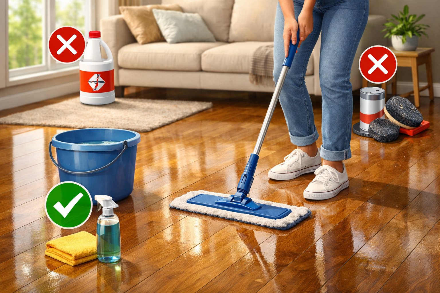 Hardwood floors add beauty and value to your home, but keeping them looking great takes the right cleaning habits. It's surprisingly easy to damage these floors with too much water, harsh chemicals, or just the wrong tools.
