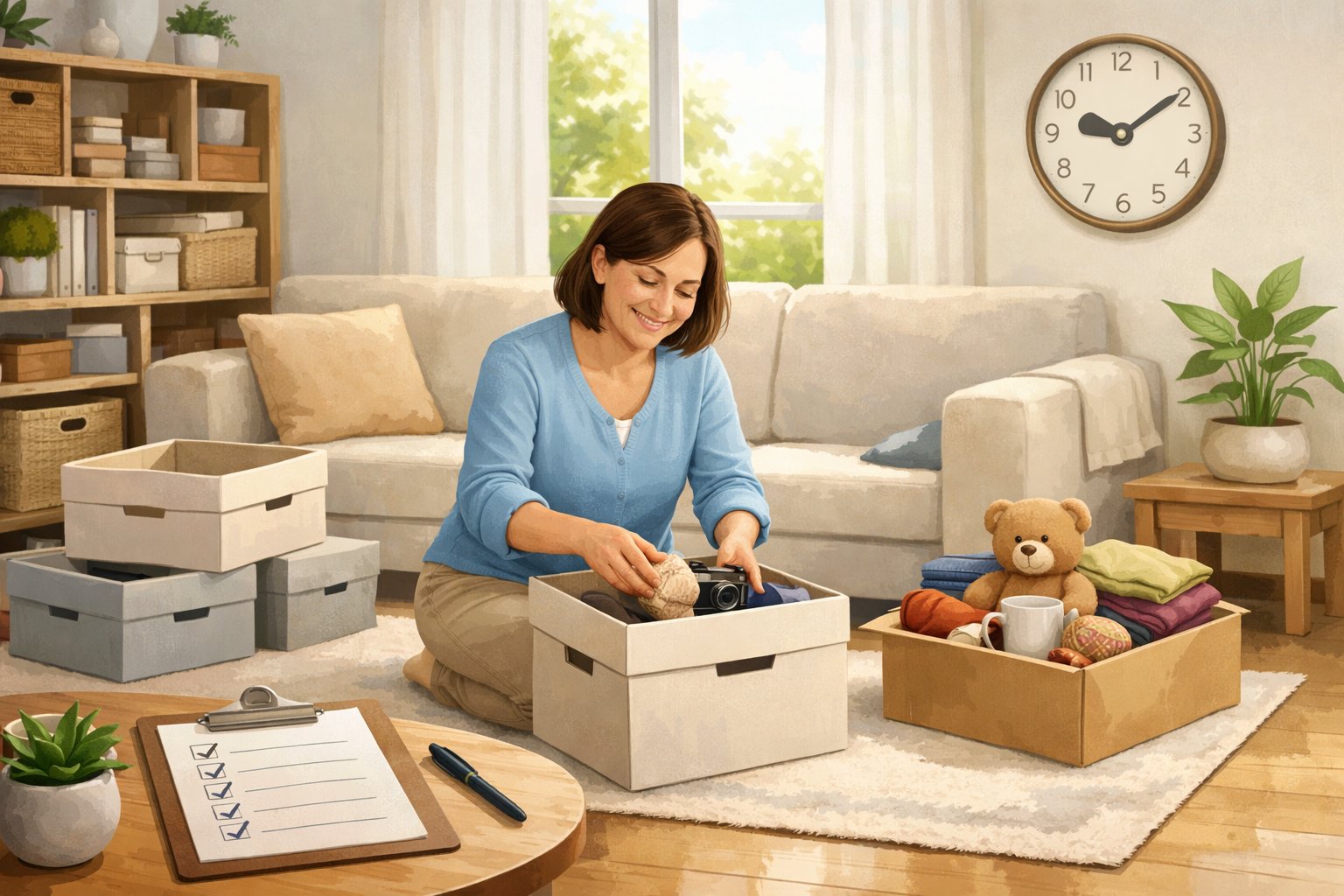 Decluttering your home doesn't have to feel impossible. Most people look at their cluttered spaces and freeze before they even start.