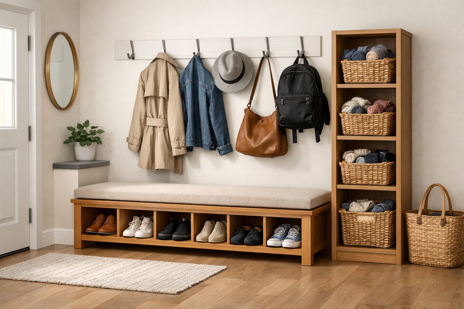 Your entryway greets you the second you step inside, but let's be real, it usually turns into a dumping ground for shoes, coats, bags, and mail. When this space gets messy, it can throw off the vibe of your whole home and add a bit of stress you don't need.